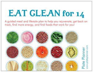Eat Clean Postcard Front